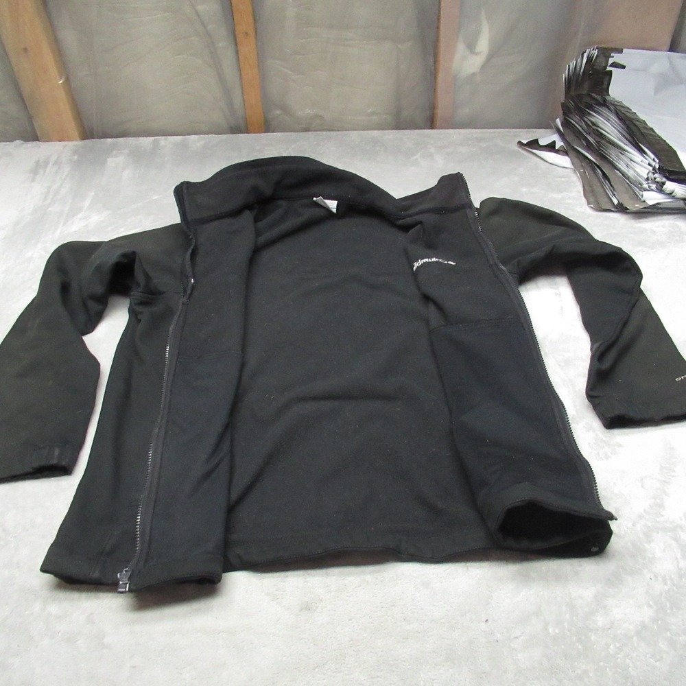 Columbia Jacket Men Large Black Softshell Wind Ra… - image 4